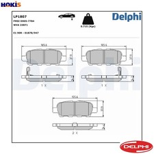 BRAKE PAD SET DISC BRAKE