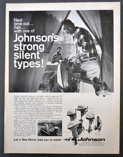 1960 fishing johnson outboard - 1960,