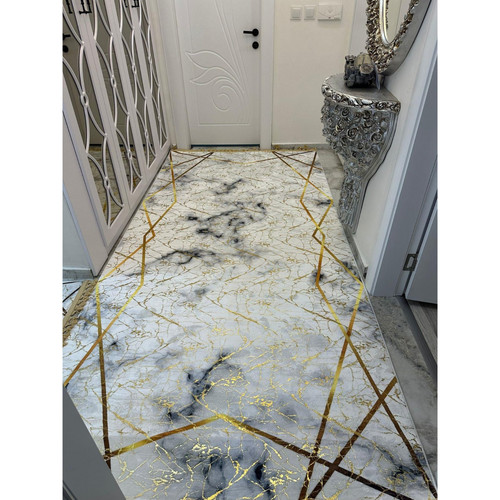 Luxury white gold marble - white,