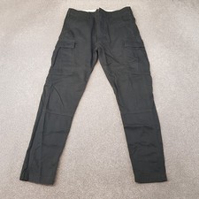 Levis Mens Trousers 32x29 Grey Cargo Utility Combat Pants Paratrooper Worker