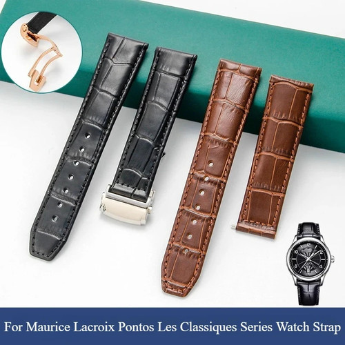 Leather watch strap for - strap,