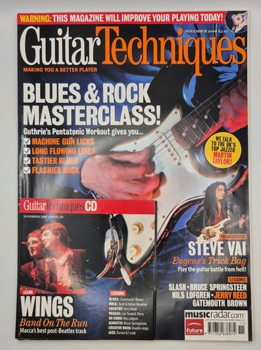 Guitar techniques magazine - techniques,