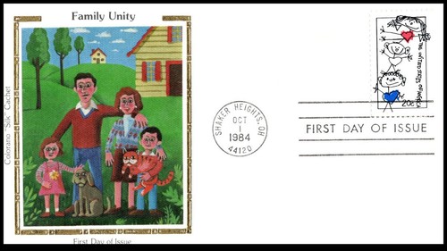 1984 family unity 2104 - family, fdc
