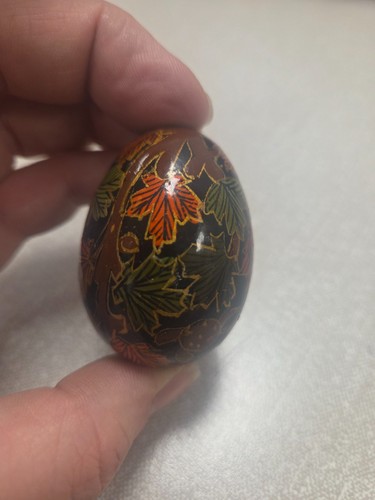 Vintage hand painted wooden - hand,