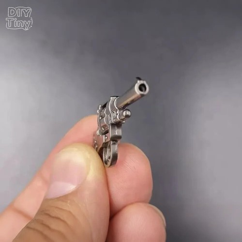 Metal revolver gun weapon 6 - gun,