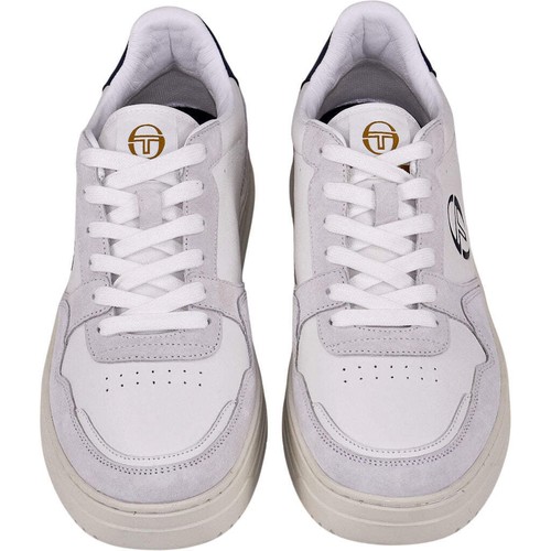 Sergio tacchini white trainers - white,