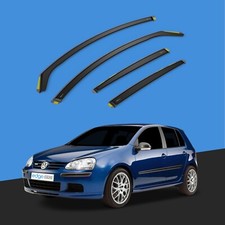 VW GOLF MK5 2004-2009 5 Door Hatchback Wind Deflectors 4pc Tinted