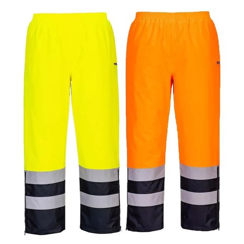 Vis waterproof trousers - hi-vis,