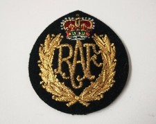 Genuine British Royal Air Force RAF Braided Insignia Cloth SD Hat Badge - NEW