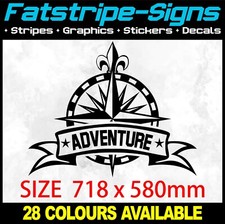 COMPASS VINYL DECAL NAVIGATION