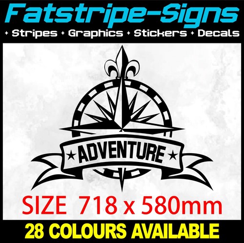 Compass vinyl decal navigation - decal,