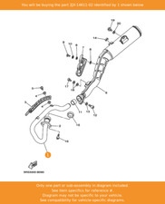 YAMAHA Pipe, Exhaust 1