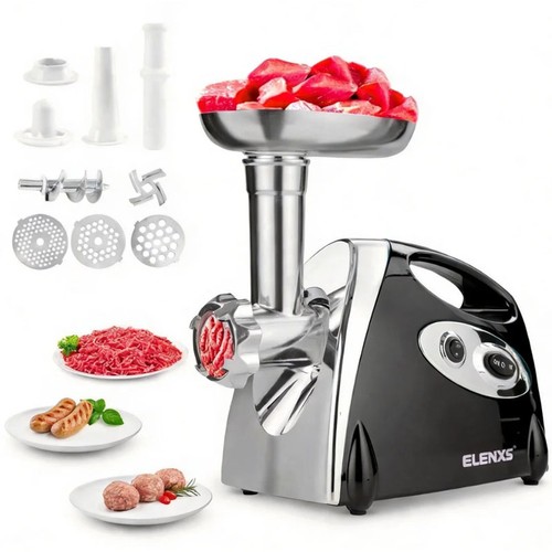 Elenxs electric meat grinder - electric,