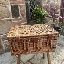 Quality Strong Wicker hamper basket (Empty) Picnic Blankets Buckles by Regency