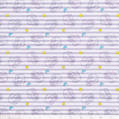 Disney fabric dumbo stripe - fabric,