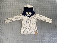 BURTON Women's Beige Winter Ski Jacket SIZE XS RRP £179.95 BNWT Canvas Birds