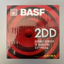 10x BASF 2DD Extra Floppy