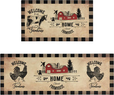 Farmhouse Kitchen Rugs Sets of