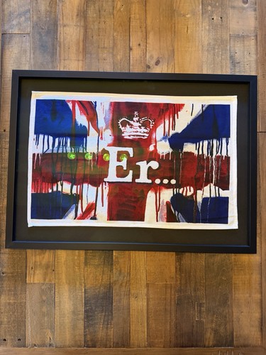 Banksy union jack - banksy,