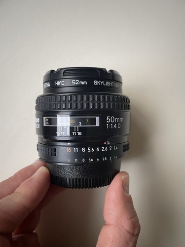 Nikon 50mm d lens for - f1.4, af-d