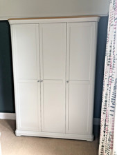 Triple Wardrobe. Soft close hinges, Mirror, Shelves, Cost £2000 new from Stokers