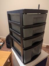 Plastic cabinet of 4 drawers (ideal for ART or toys, holds A4) 