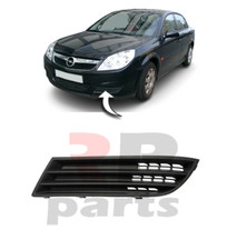 FOR OPEL VAUXHALL VECTRA C 2005 - 2008 FRONT BUMPER FOGLIGHT COVER BLACK LEFT