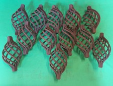 Wrought Iron Steel Basket Cage Components X 12 - For 16mm Square bar