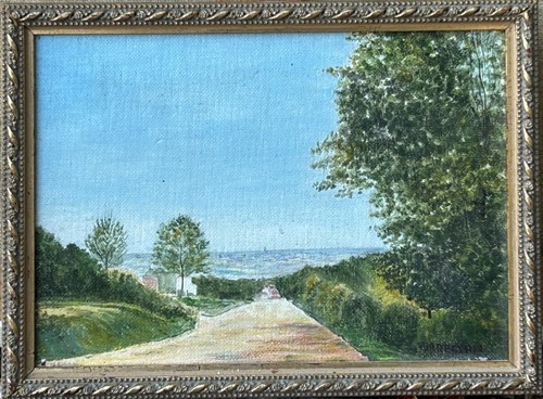 Antique original oil painting - original,