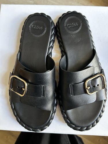 Chloe shoes leather - shoes, black