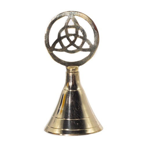 Altar brass bell triquetra - brass,