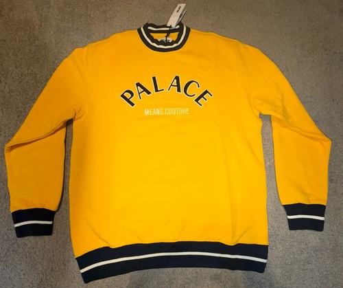 Palace couture yellow crew - palace,