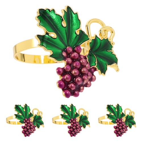 4pcs purple grape - 4pcs, napkin