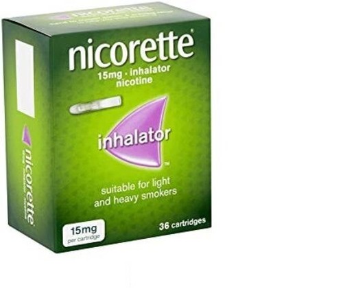 Nicorette inhalator cartridges - nicorette,