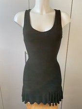 Wavey Black Printed Plunge