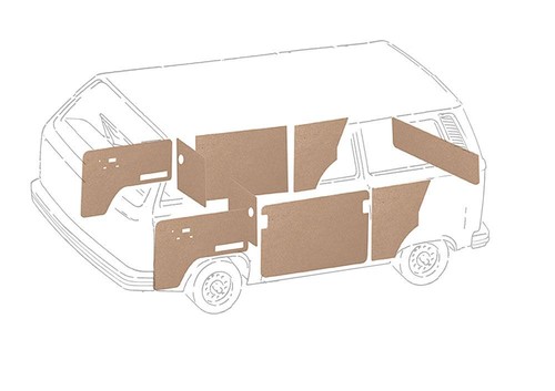 Interior panel kit panels - panel,