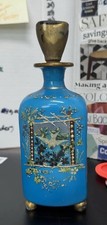 Antique french blue glass - antique,
