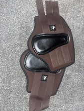 New Brown Size 3 Pro Tech Legacy Equestrian Brushing Boots Cob/full Size