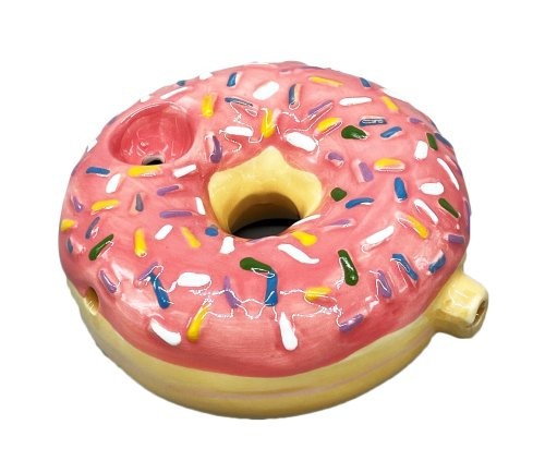 Doughnut ceramic pipe - ceramic, 10cm