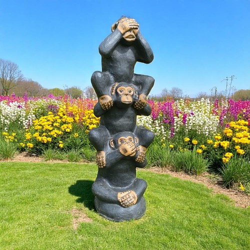 Triple monkey fibreglass - triple,