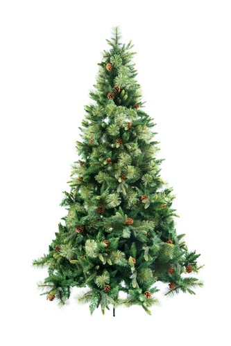 Green christmas tree - green,