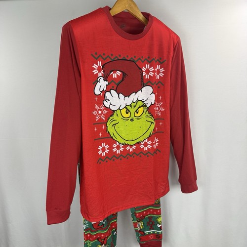 The grinch pajama set mens - grinch,