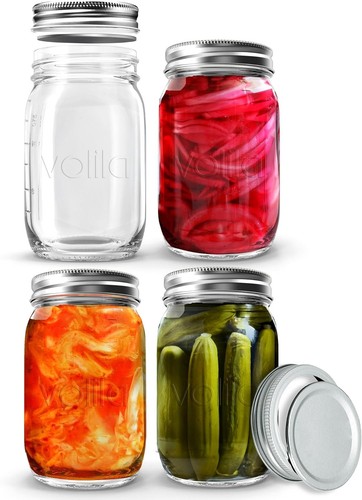 Glass mason jars airtight - mason,