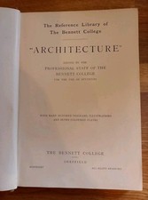 BOOK - Architecture Edited By The Bennett College Staff Yorkshire HB 