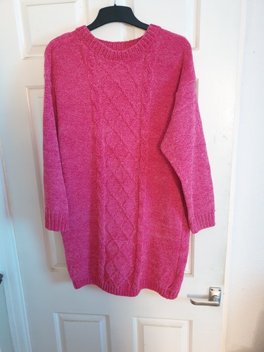 Ladies pink chenille type