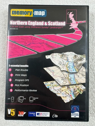 Memory map northern - memory-map, england
