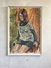 Vintage Painting Portrait Of A
