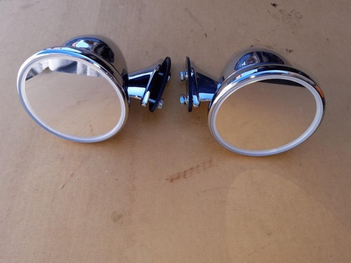 Classic car mirrors chrome - car,