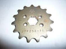 FRONT DRIVE SPROCKET JT 252-15 HONDA ZR50 XR75 CRF80 XR80 C70 XL75 ZB50 Z50 C50