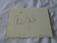 TOMMY STEELE AUTOGRAPH  Signed autograph book page SINGER, ENTERTAINER